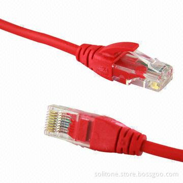 Patch Cord of Cat6, UTP,Various Colors and Length, Gold Plated Connectors